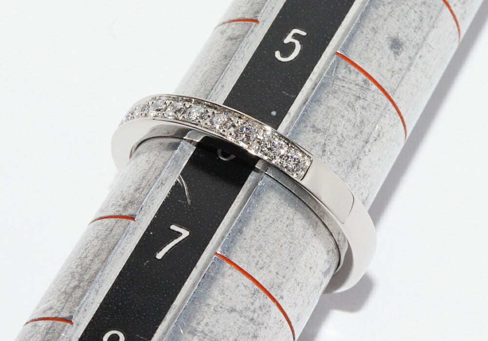 Bulgari Dedicata a Venezia Platinum Diamond Wedding Ring – side view