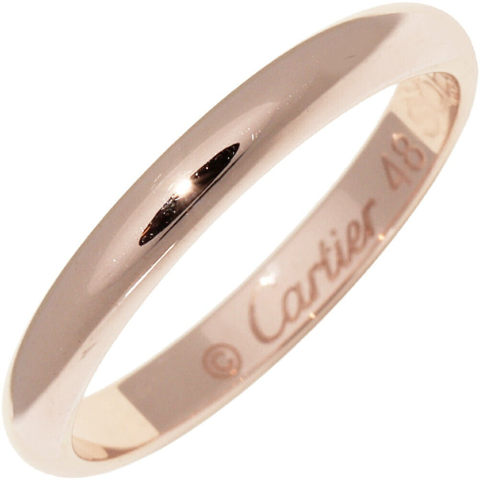 Cartier 1895 18K Rose Gold Wedding Ring – front view