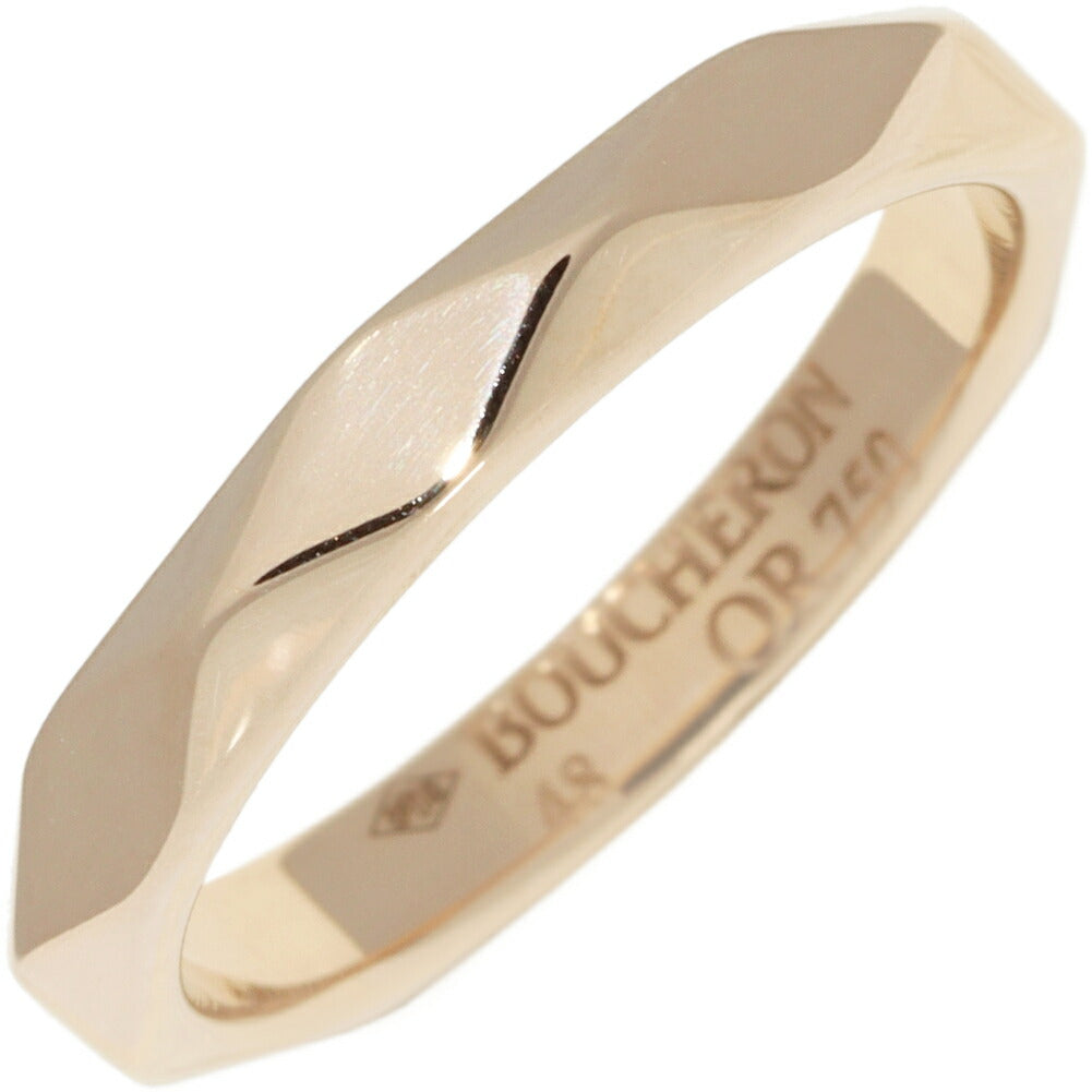 Boucheron Facette 18K Yellow Gold Ring – front view