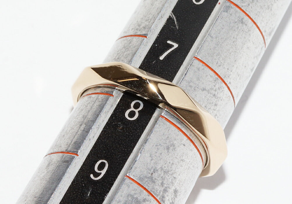 Boucheron Facette 18K Yellow Gold Ring – side view
