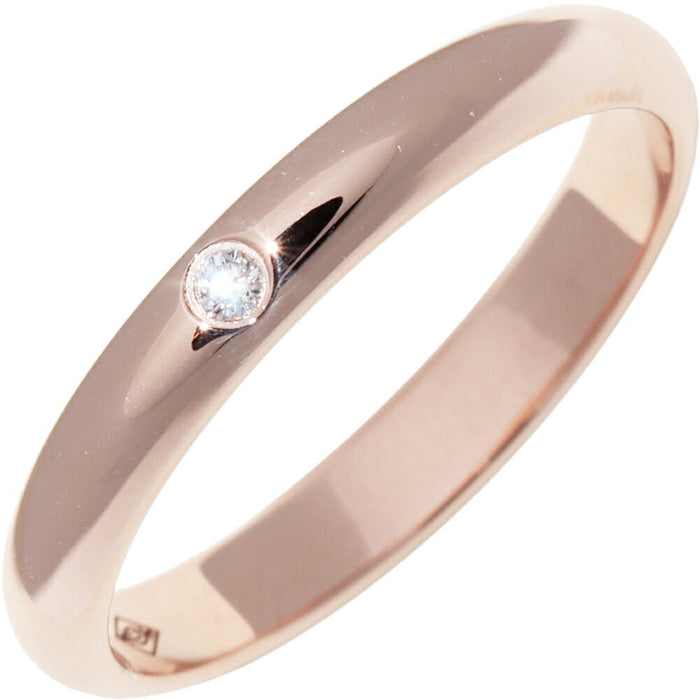 Cartier 1895 18K Rose Gold Diamond Wedding Ring – front view
