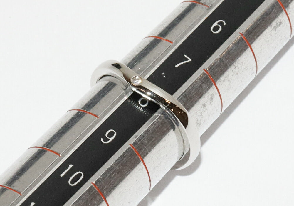 Cartier Ballerine Platinum Diamond Wedding Ring – side view