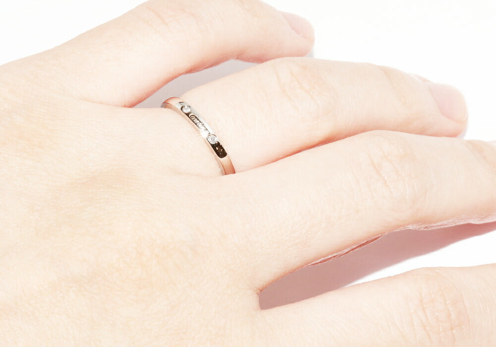 Cartier Ballerine Platinum Diamond Wedding Ring – alternate view