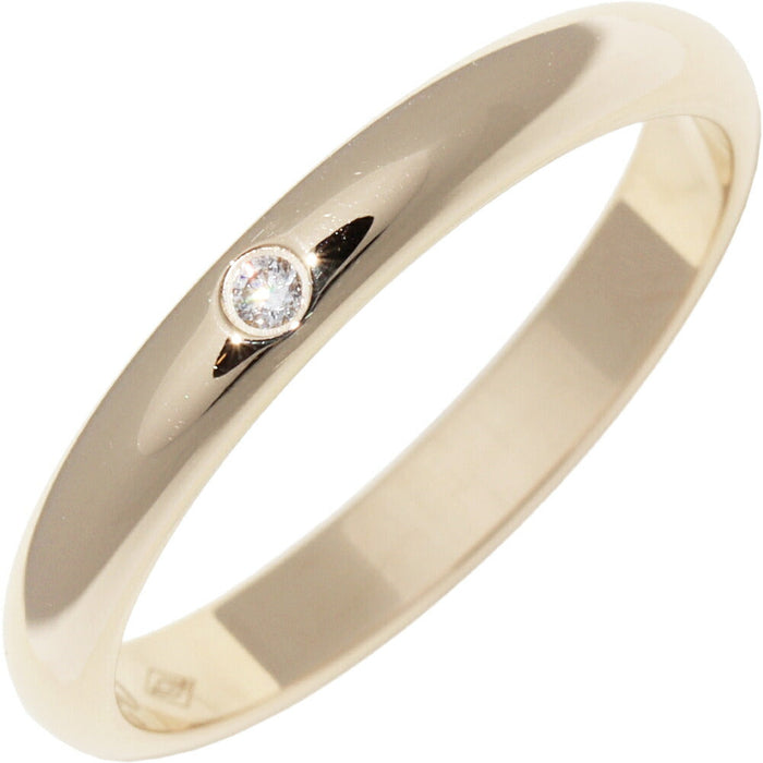 Cartier 1895 18K Yellow Gold Diamond Wedding Ring – front view