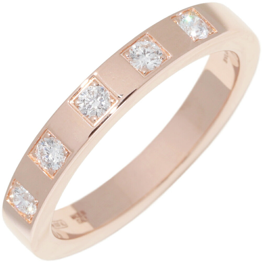 Bulgari Marryme 18K Rose Gold Diamond Ring – front view