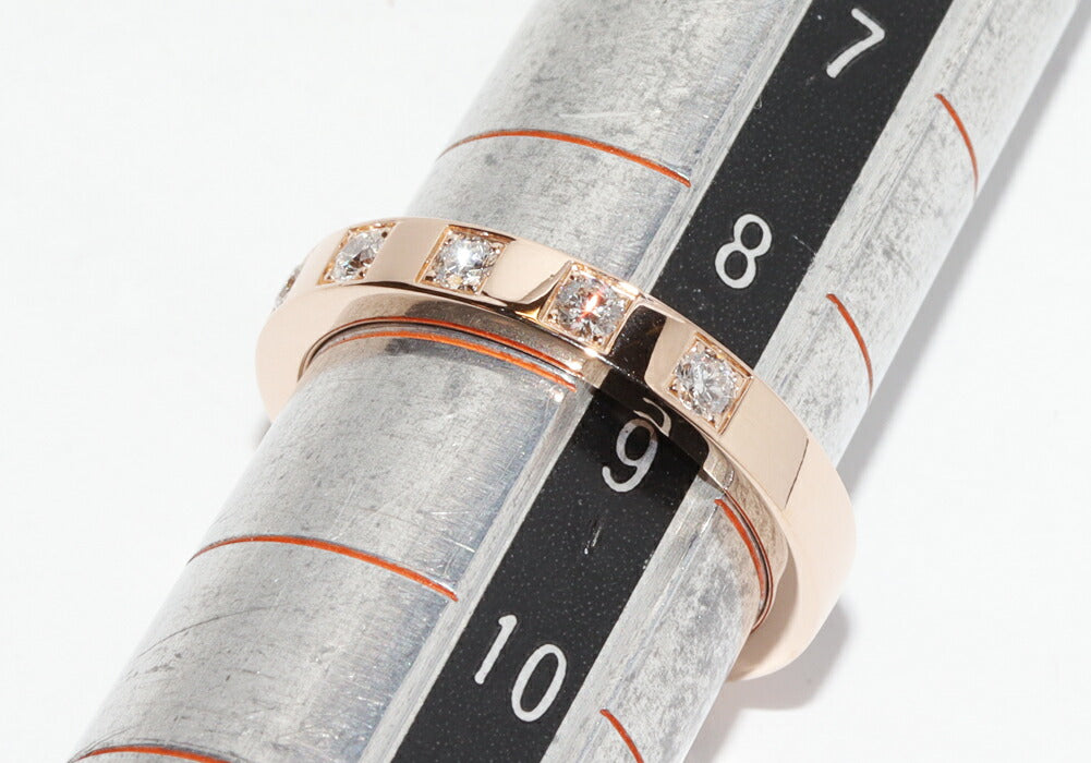 Bulgari Marryme 18K Rose Gold Diamond Ring – side view