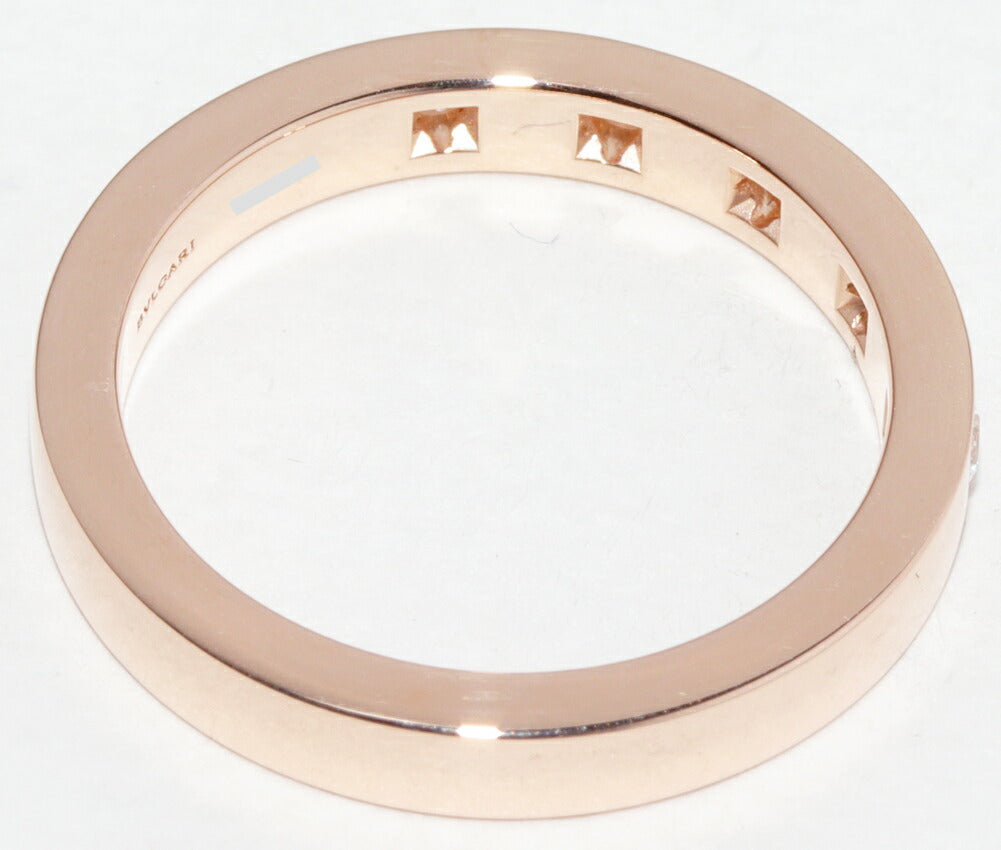Bulgari Marryme 18K Rose Gold Diamond Ring – inside band