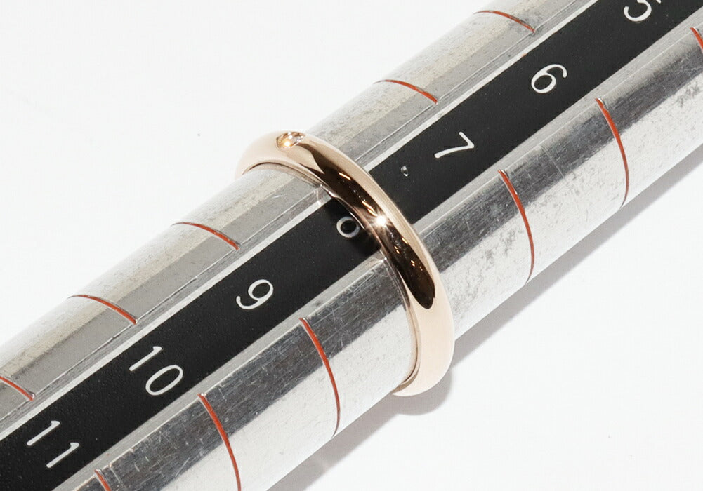 Cartier 1895 18K Rose Gold Diamond Wedding Ring – side view