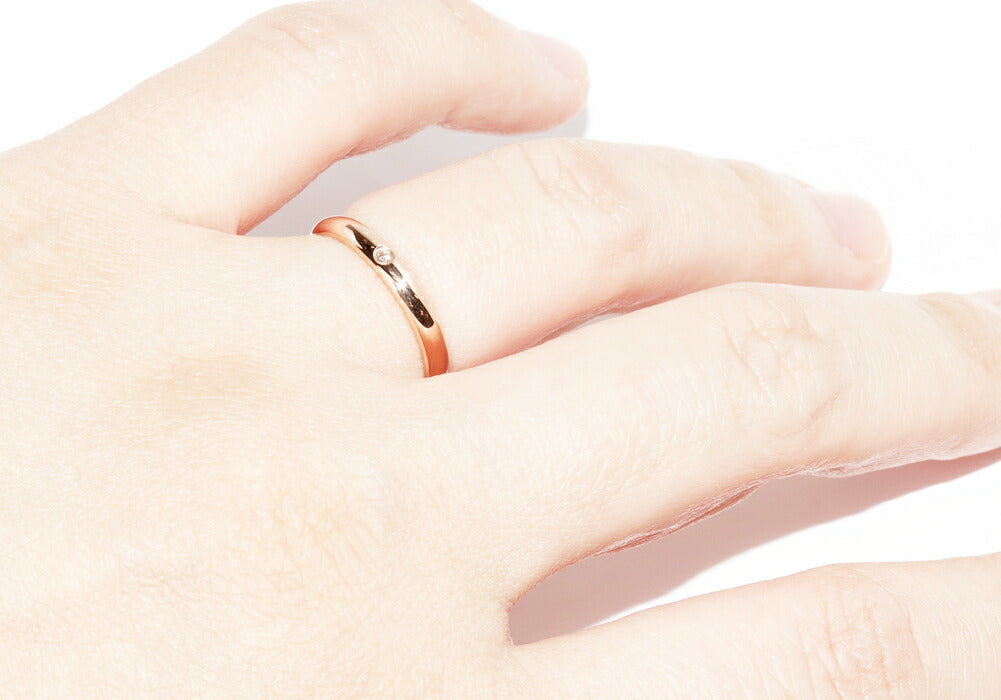 Cartier 1895 18K Rose Gold Diamond Wedding Ring – alternate view
