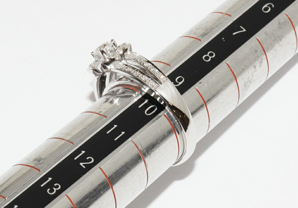 Mauboussin Chance of Love 18K White Gold Diamond Ring – side view