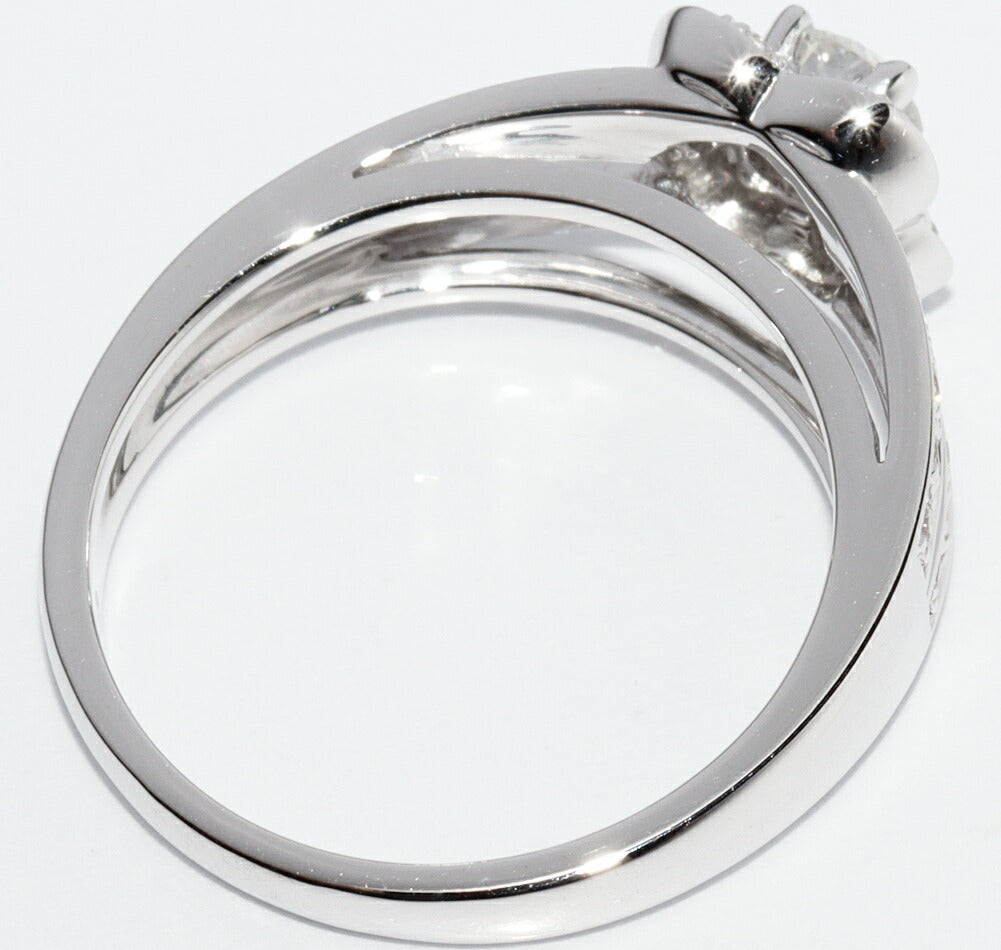 Mauboussin Chance of Love 18K White Gold Diamond Ring – top view