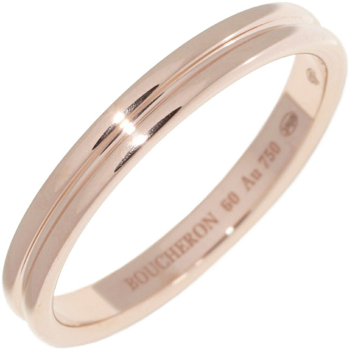 Boucheron Godron 18K Rose Gold Ring – front view
