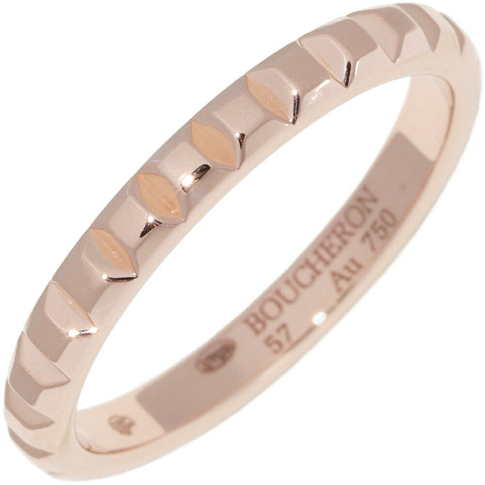 Boucheron Quatre Clou de Paris 18K Rose Gold Ring – front view
