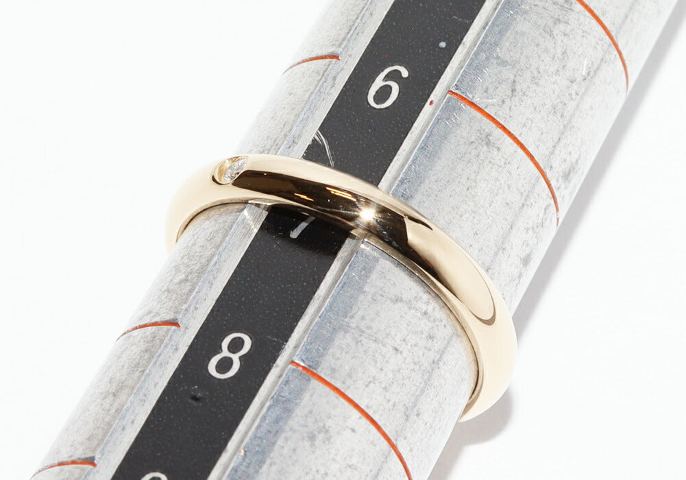 Cartier 1895 18K Yellow Gold Diamond Wedding Ring – side view