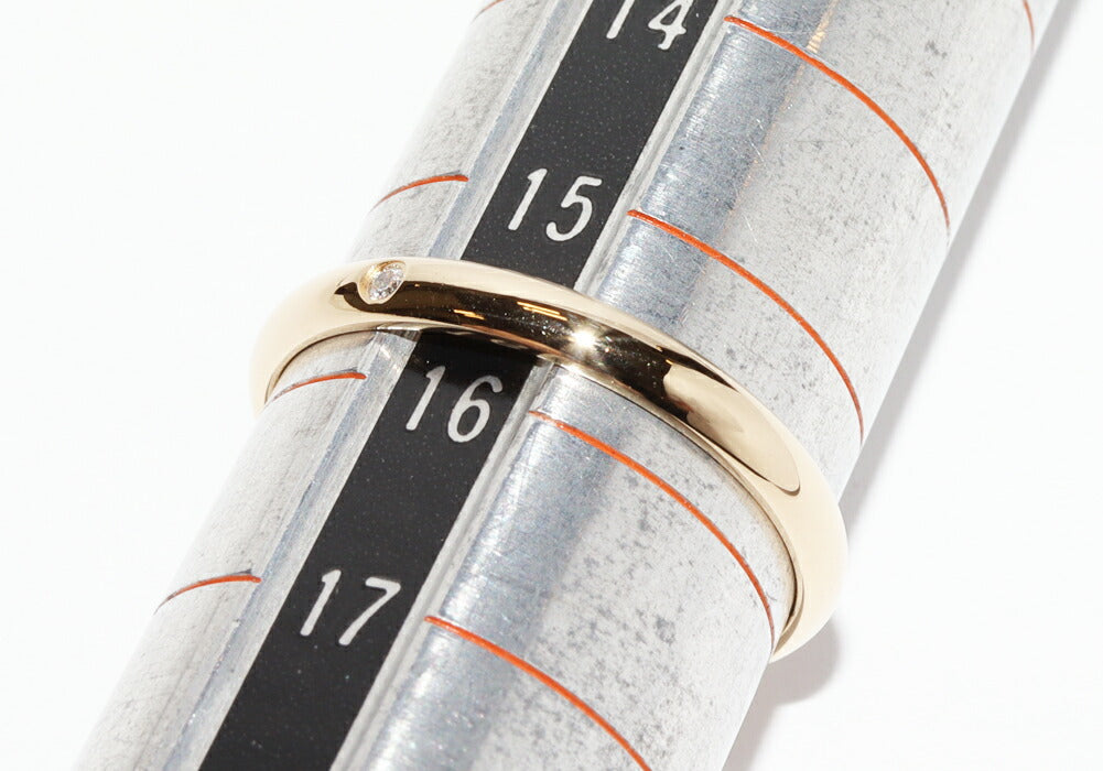 Cartier 1895 18K Yellow Gold Diamond Wedding Ring – side view
