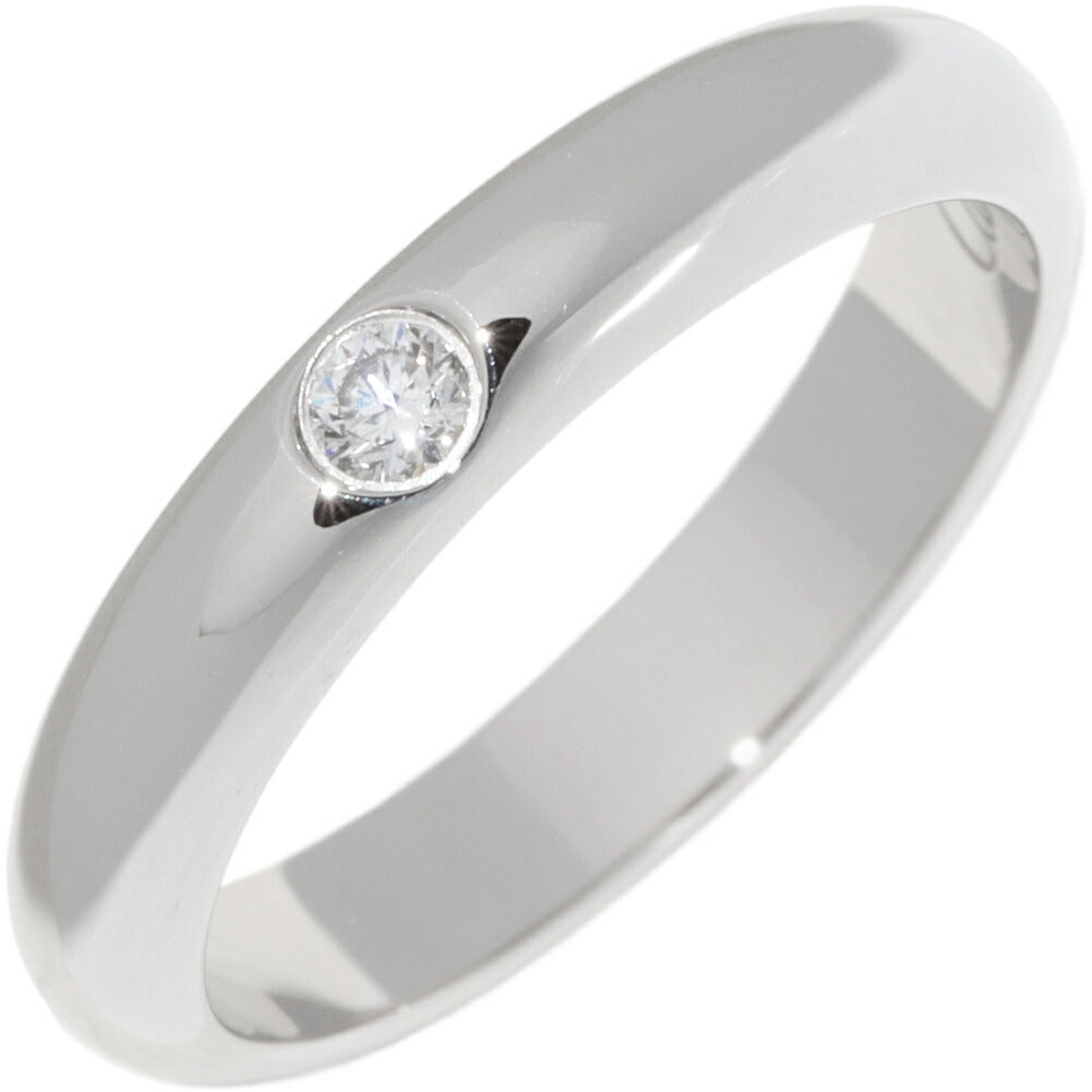 Cartier 1895 Platinum Diamond Wedding Ring – front view