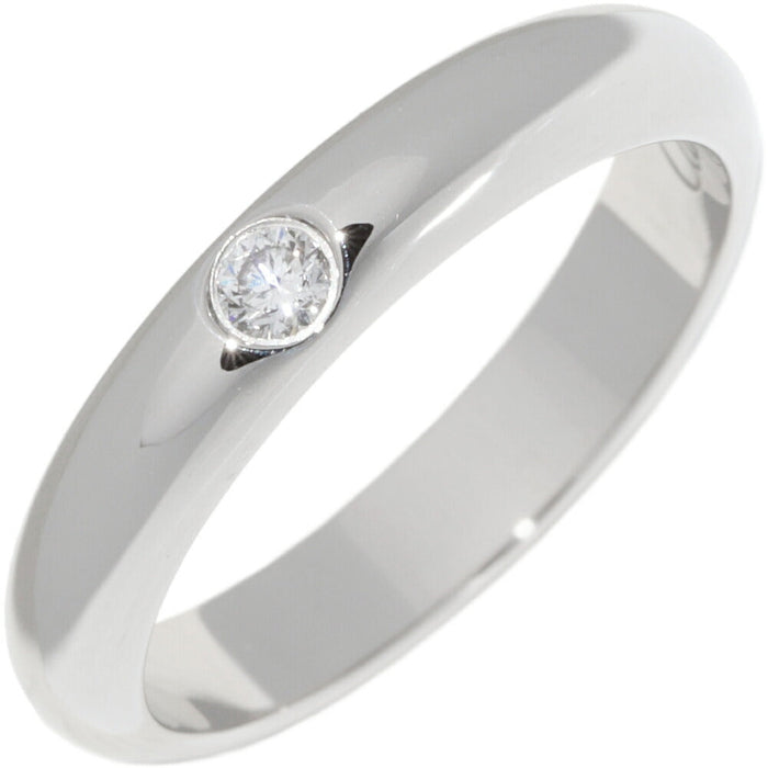 Cartier 1895 Platinum Diamond Wedding Ring – front view