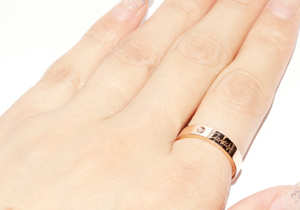 Cartier C de Cartier 18K Rose Gold Diamond Ring – alternate view