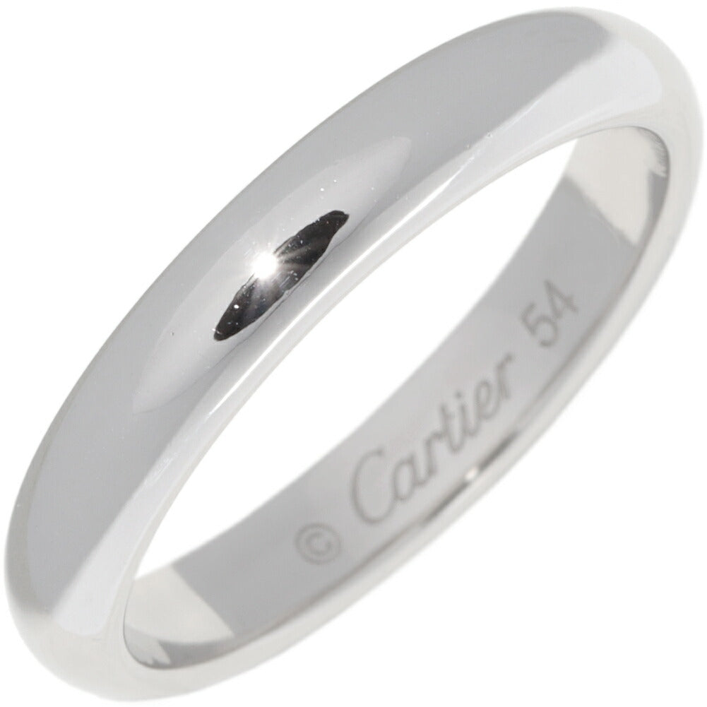 Cartier 1895 Platinum Wedding Ring – front view