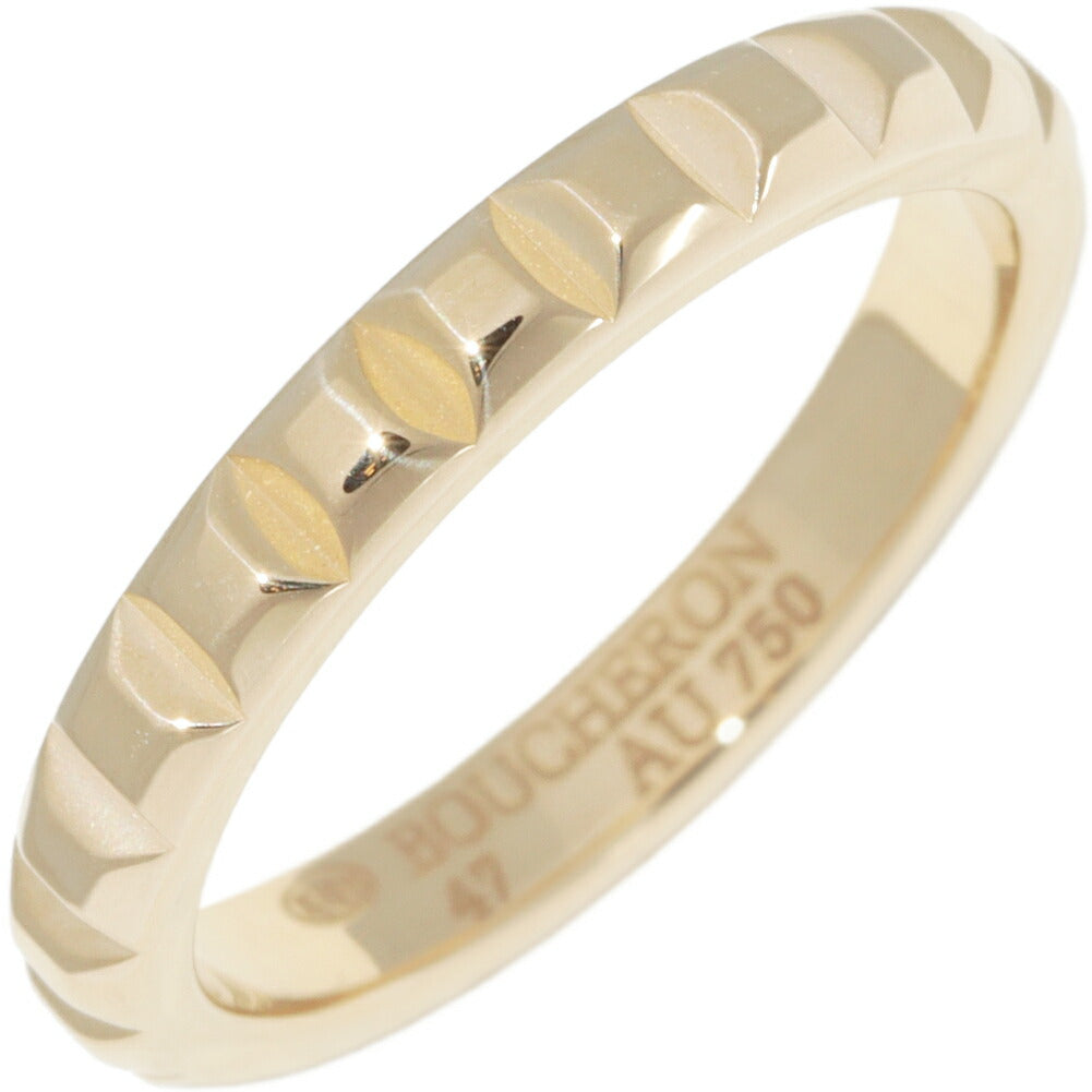Boucheron Quatre Clou De Paris 18K Yellow Gold Ring – front view