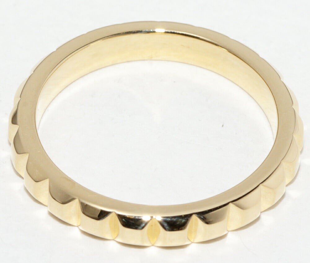 Boucheron Quatre Clou De Paris 18K Yellow Gold Ring – top view