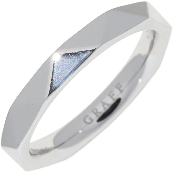 Graff Laurence Graff Signature 18K White Gold Ring – front view