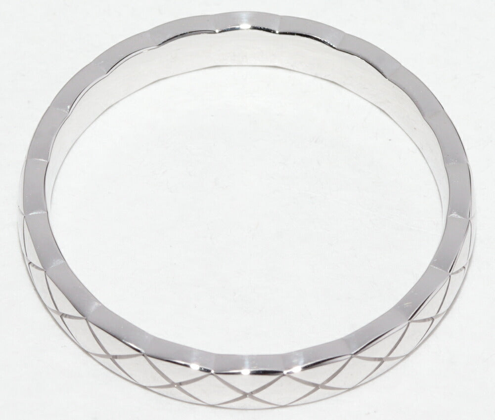 Chanel Coco Crush 18K White Gold Ring – inside band