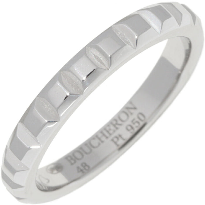 Boucheron Quatre Clou De Paris Platinum Ring – front view