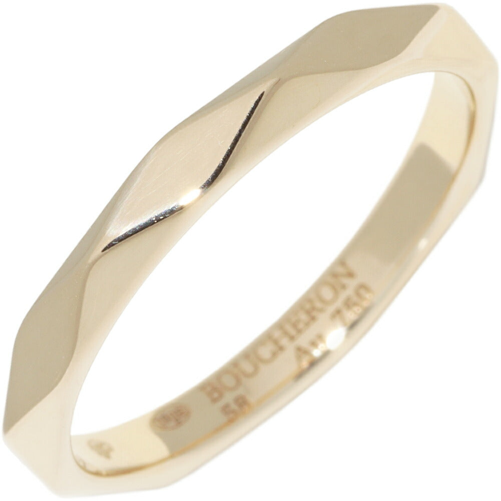 Boucheron Facette 18K Yellow Gold Ring – front view
