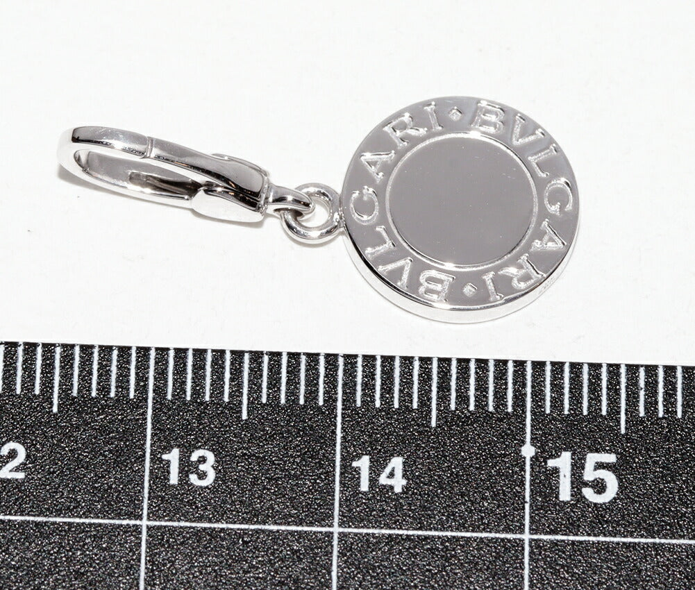 Bulgari BVLGARI BVLGARI 18K White Gold Onyx Pendant – clasp detail