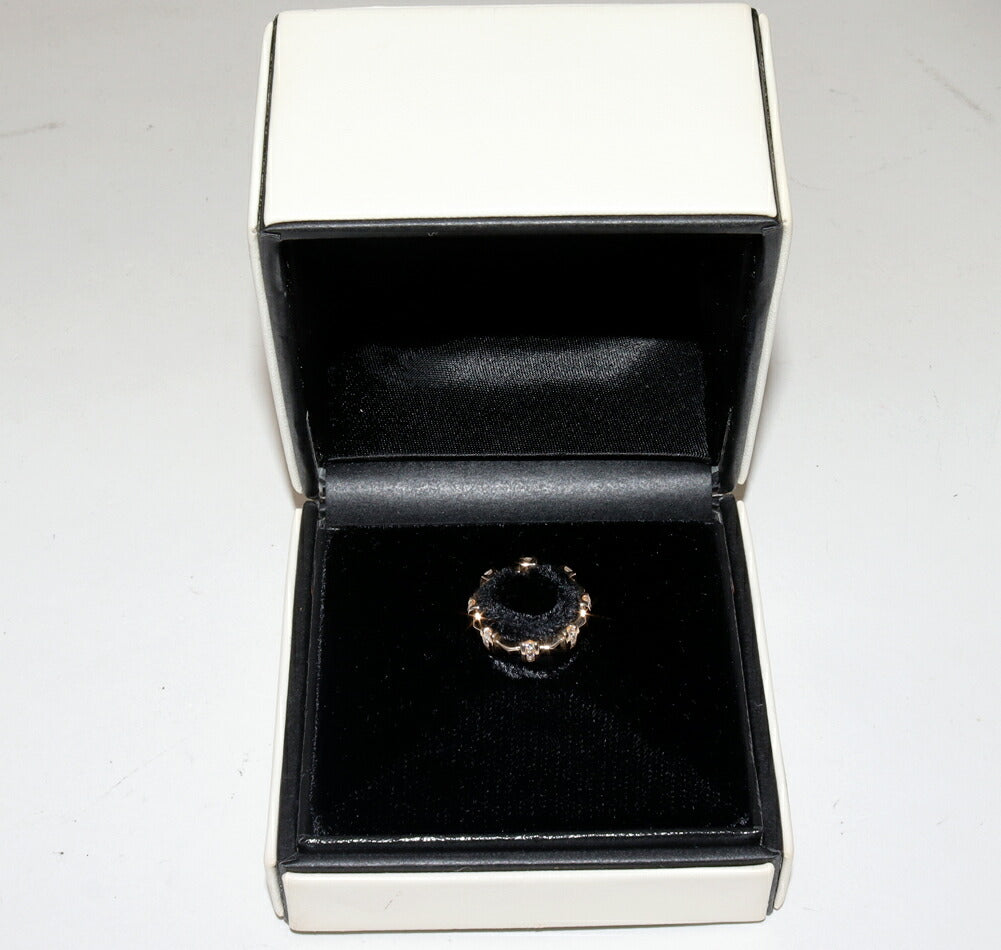 Chanel Marriage 18K Yellow Gold Diamond Ring – top view