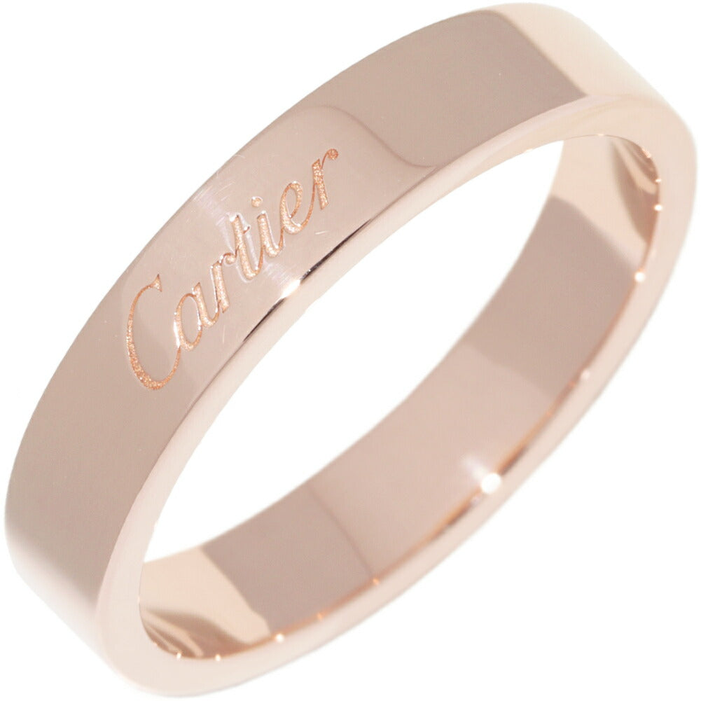 Cartier C de Cartier 18K Rose Gold Ring – front view