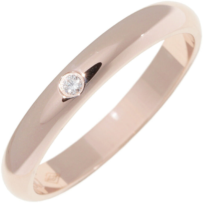 Cartier 1895 18K Rose Gold Diamond Wedding Ring – front view
