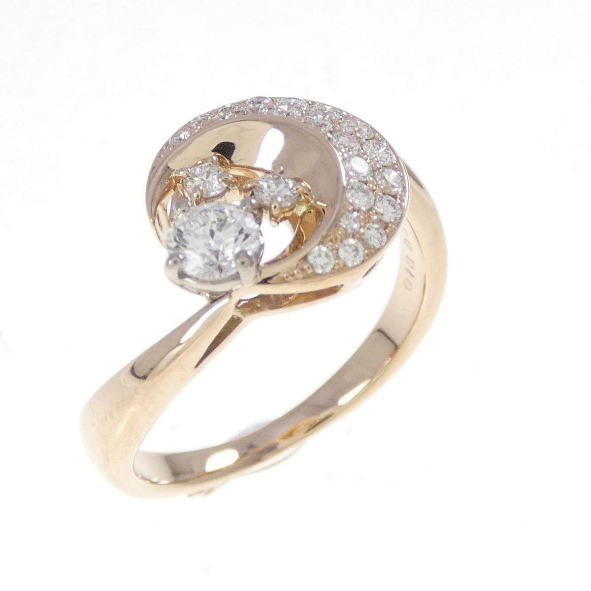 18K White Gold Sahberk Namib Diamond Ring – front view