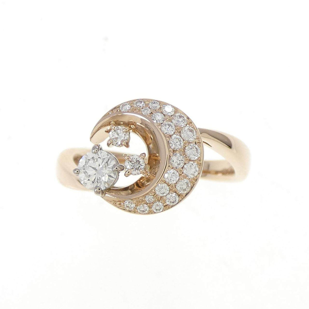 18K White Gold Sahberk Namib Diamond Ring – side view
