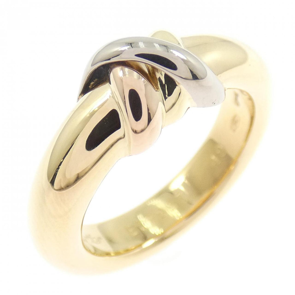 Cartier Trinity 18K Yellow Gold Ring – front view