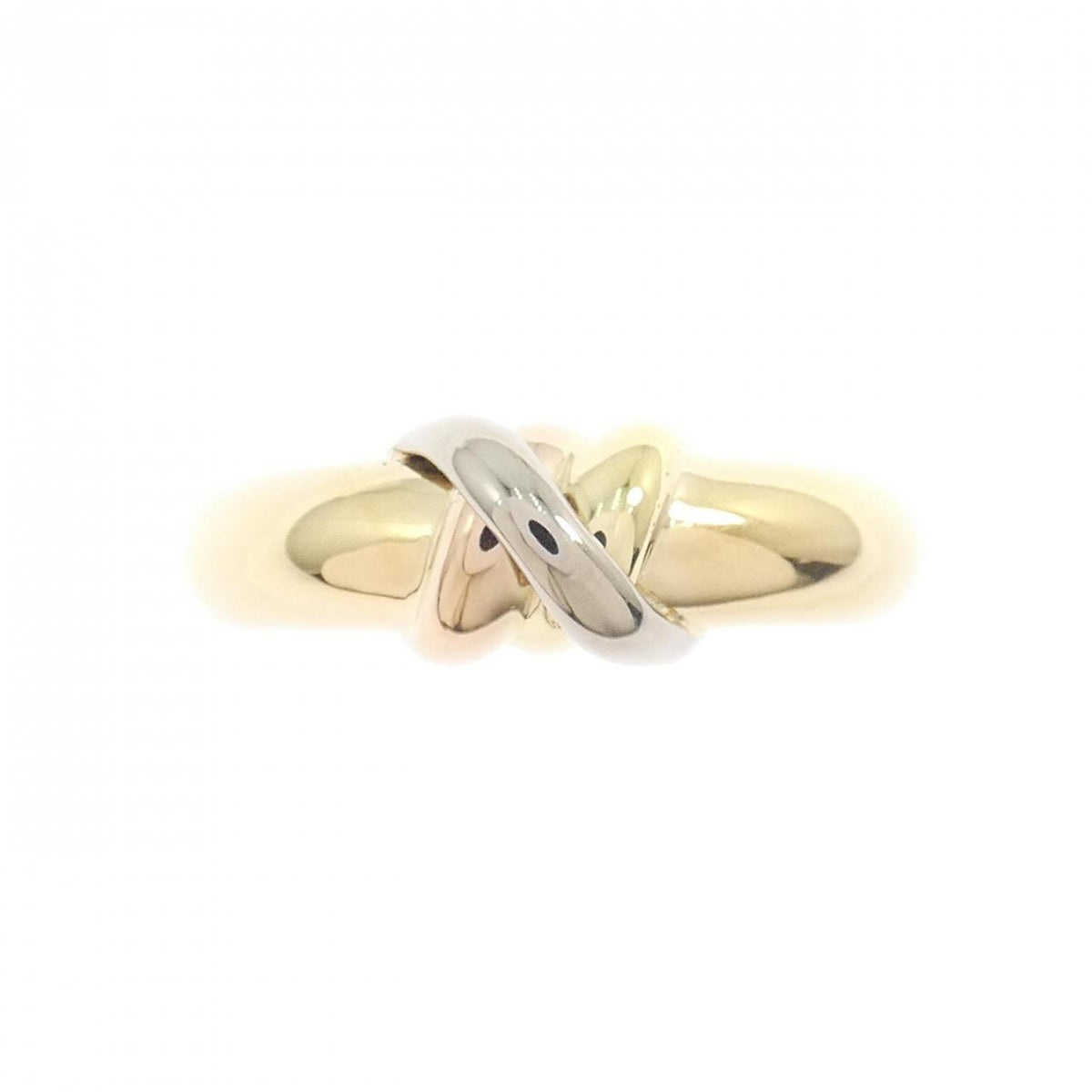 Cartier Trinity 18K Yellow Gold Ring – side view