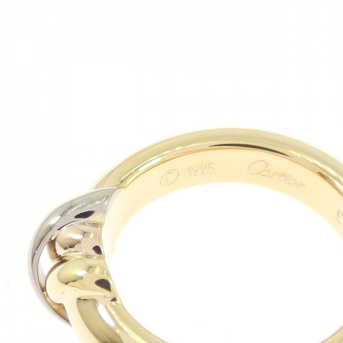Cartier Trinity 18K Yellow Gold Ring – inside band