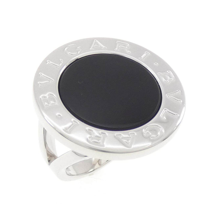 Bulgari BVLGARI BVLGARI Big 18K White Gold Onyx Ring – front view