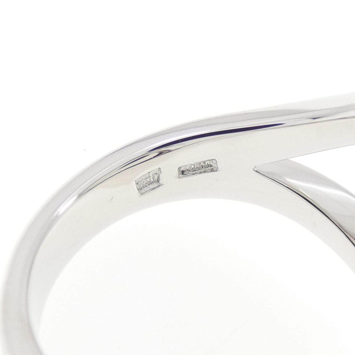 Bulgari BVLGARI BVLGARI Big 18K White Gold Onyx Ring – inside band