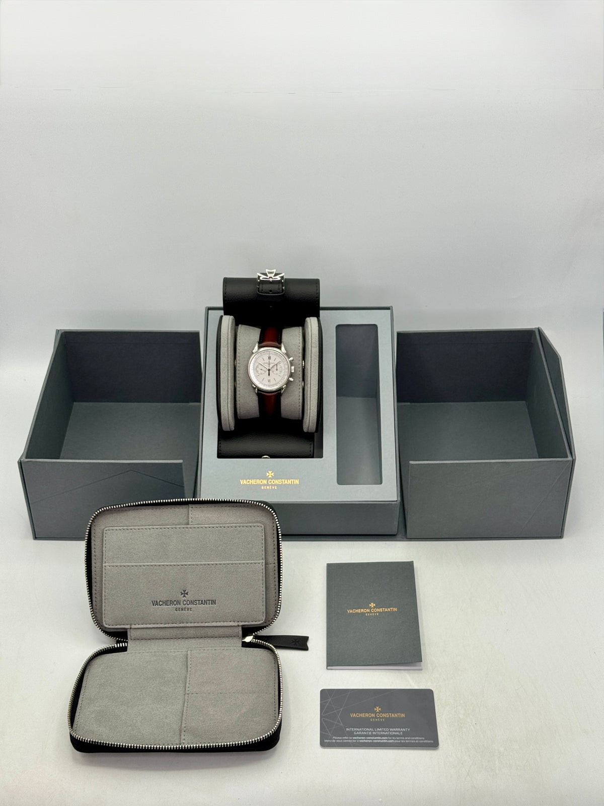 Vacheron Constantin Historiques Cornes de Vache 1955 38mm 5000H Stainless Steel Grey Dial – image 11