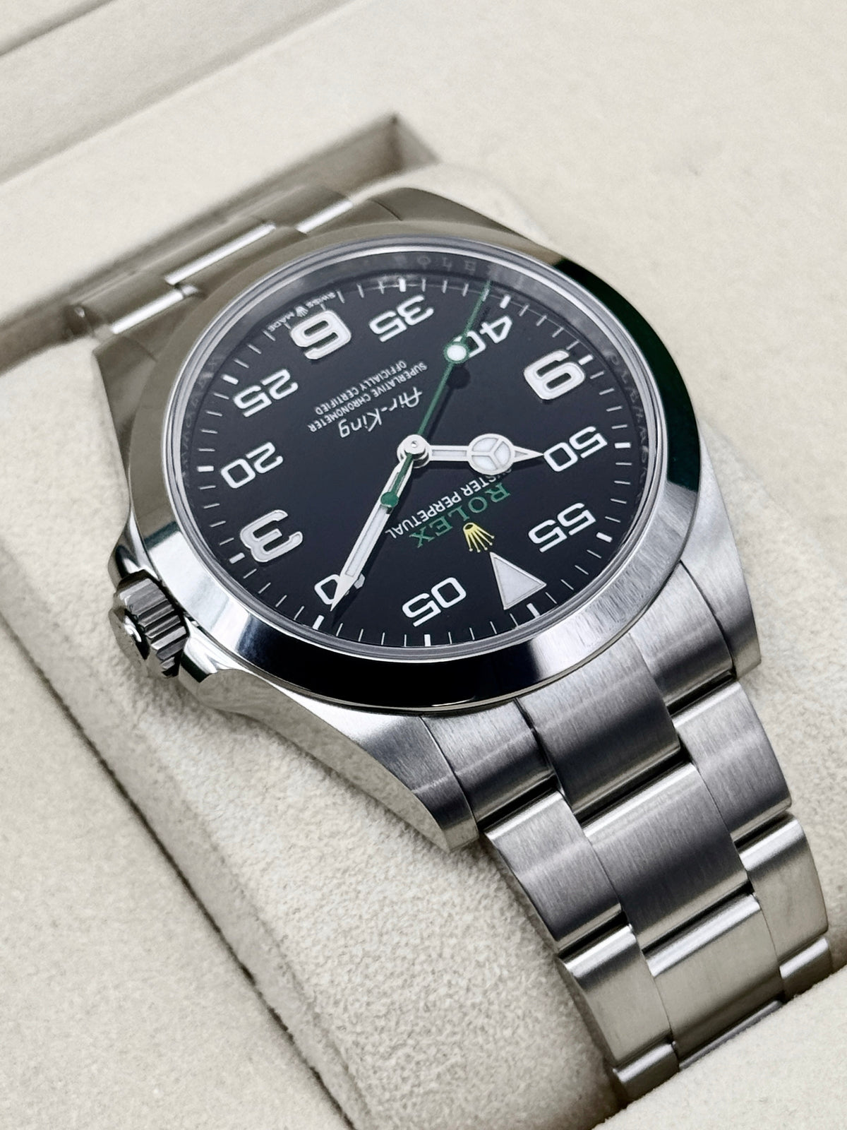 Rolex Air-King 40mm 126900 Stainless Steel Black Dial – image 8
