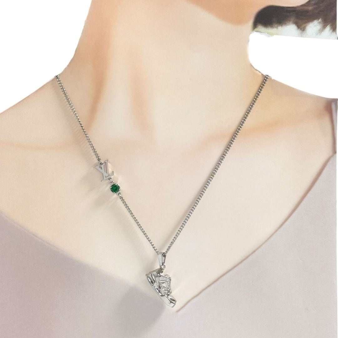 Louis Vuitton LV Trainer Zinc Alloy Pendant Necklace – image 9