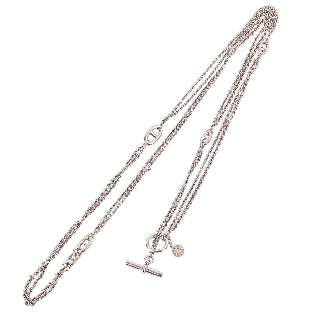 Hermès New Farandole Chaîne d'Ancre Sterling Silver Long Necklace – image 13