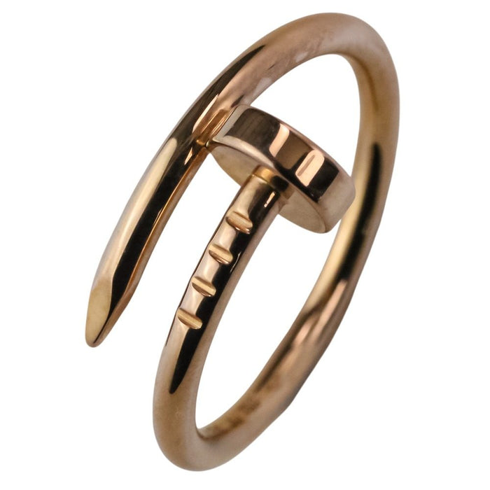 Cartier Juste Un Clou 18K Rose Gold Ring – front view