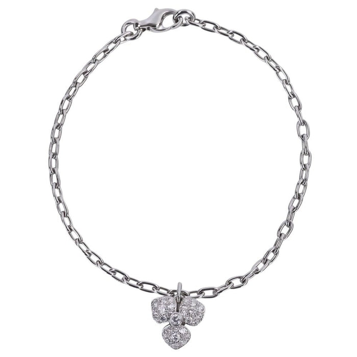 Tiffany & Co. Petal Platinum Bracelet – front view