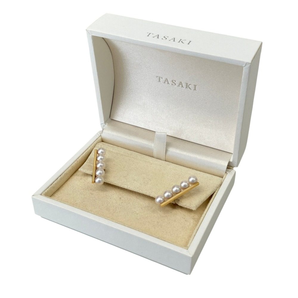 Tasaki Balance Plus 18K Yellow Gold Akoya Pearl Earrings – alternate view