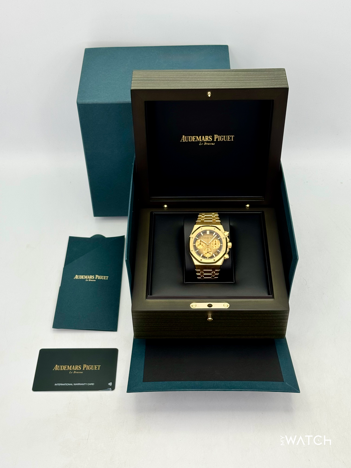 Audemars Piguet Royal Oak Chronograph 41mm 26240BA Gold Dial – image 11