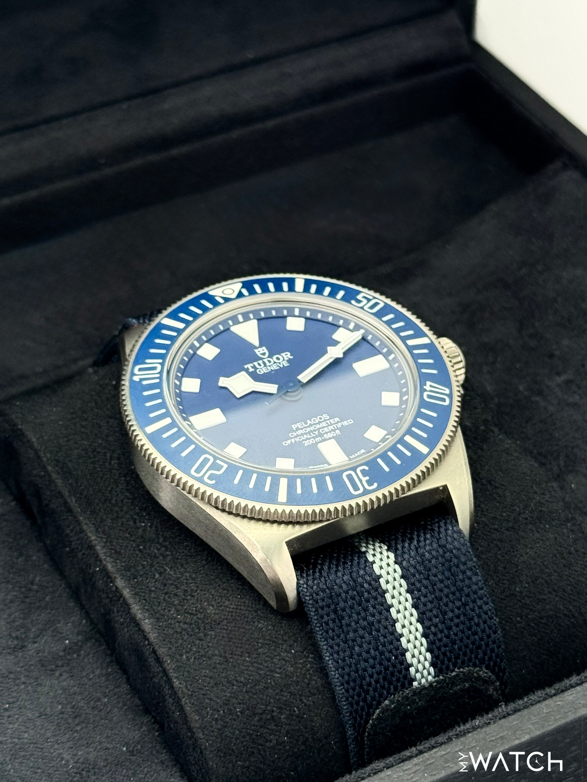 Tudor Pelagos FXD 42mm 25707B/22 Titanium Blue Dial – on the wrist