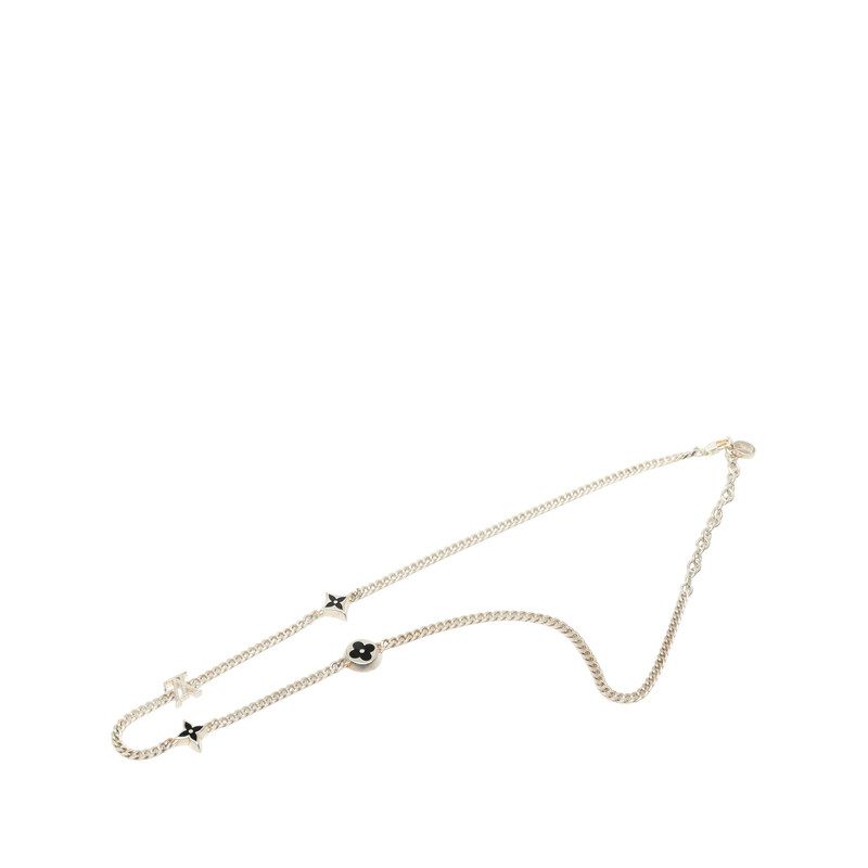 Louis Vuitton LV Spike Charm Sterling Silver Necklace – clasp detail